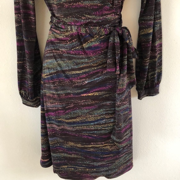 Veronica M wrap dress long sleeve size small - Picture 3 of 7